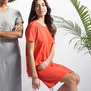 NWT ABLE Magaly T-Shirt Dress in Paprika Orange L
